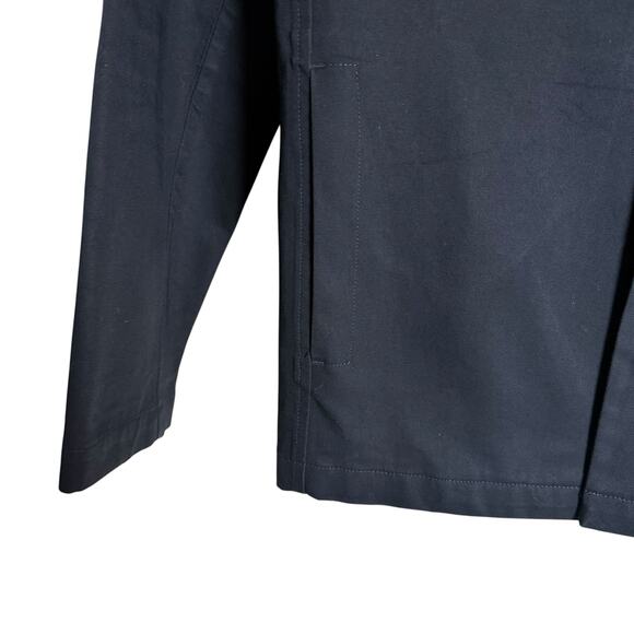 A.P.C. Men’s Solid Navy Blue Cotton Button Front Chore Jacket Size XS - Picture 4 of 10